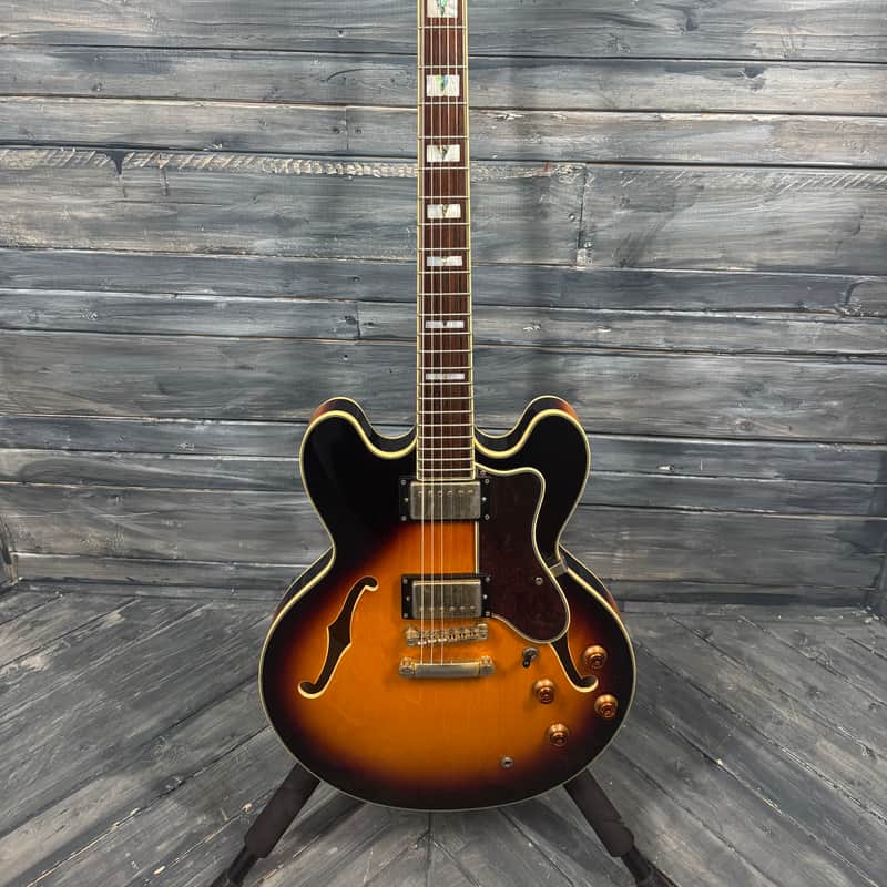 1986 – 2007 Epiphone Sheraton II Vintage Sunburst