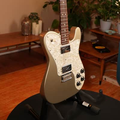 2017 Fender Limited Edition American Professional Telecaster Deluxe – Champagne w/ Solid Rosewood Neck, OHSC & COA image 3