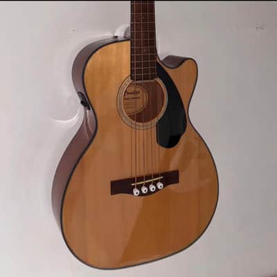 Fender CB-60SCE ACB Acoustic-Electric Bass with Laurel Fretboard 2020s - Aged Cognac Burst image 1