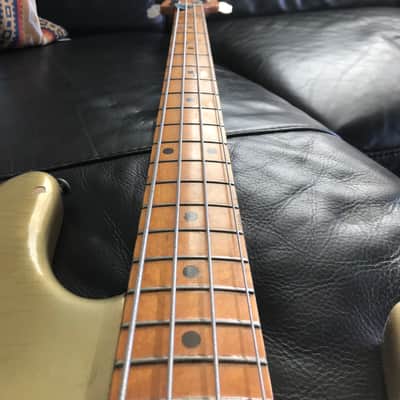 Pre Ernie Ball 1977 Music Man Stingray Bass RARE INCA SILVER image 6