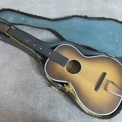 Vintage 1940s Harmony Kay Nioma Acoustic Slide Hawaiian Guitar Sheet Music Case image 2