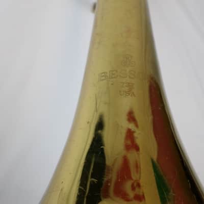 Besson 737 F Trombone Yellow Brass image 2