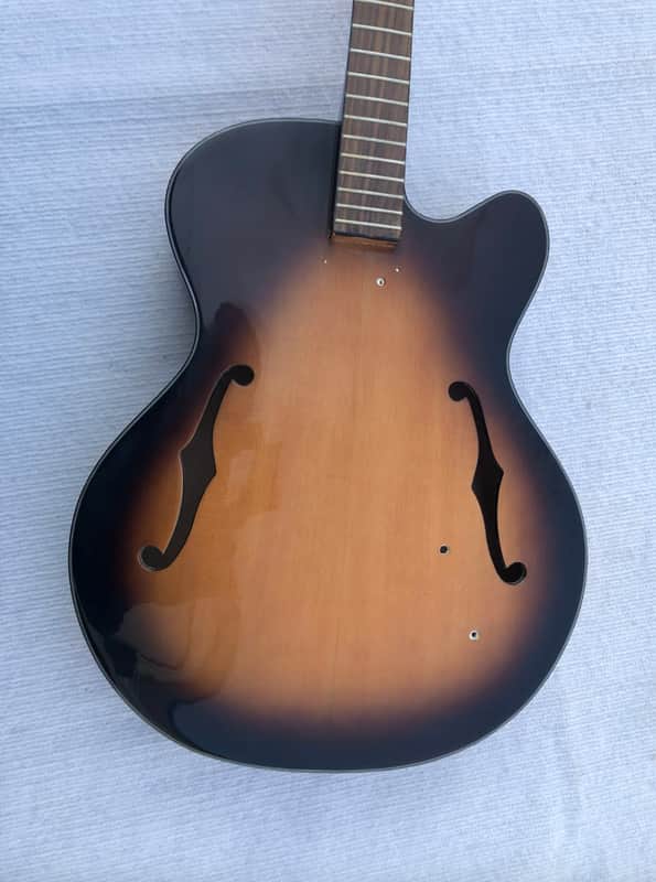 Hofner HCT-SL Hollow Body Jazz Guitar, Rosewood Fingerboard Neck image 1