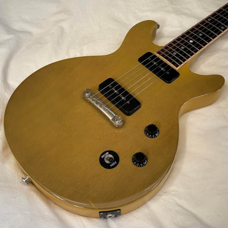 2015 Gibson Les Paul Special DC Double Cut - TV Yellow - Free Pro Setup image 1