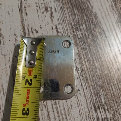 Matsumoku Japan Rectangle Style Bolt Plate (Ibanez, Greco Univox) image 3