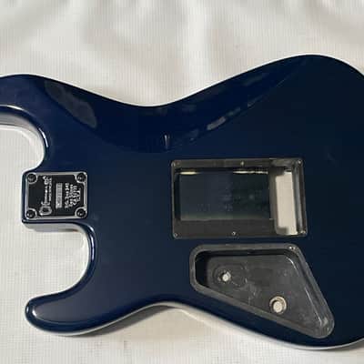 2013-14 Mexico Charvel San Dimas 2H Trans Blue Flame Guitar Body Floyd Ready (Excellent) image 12