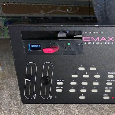 USB Floppy Drive Upgrade Emulator for E-MU EMAX with 16GB USB Stick plus 100's of disks & OLED Display