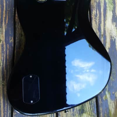 Fender Deluxe Active Jazz Bass V 5 string MIM Mexico black GREAT player CLEAN image 5