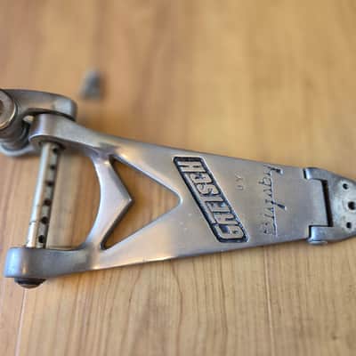 Vintage Early 1960's Gretsch B6 Bigsby Vibrato Tailpiece w/ Spring, Mounting Screws! image 3