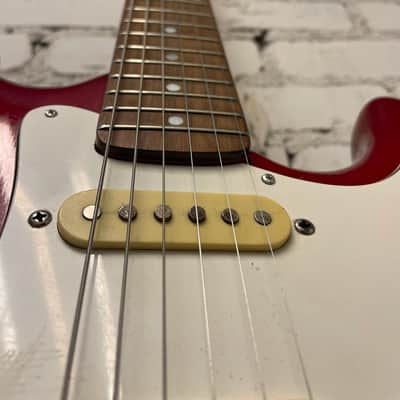 Memphis Stratocaster MIJ Electric Guitar c.1980 | Fresh Setup | Original Pickups | Candy Apple Red image 5