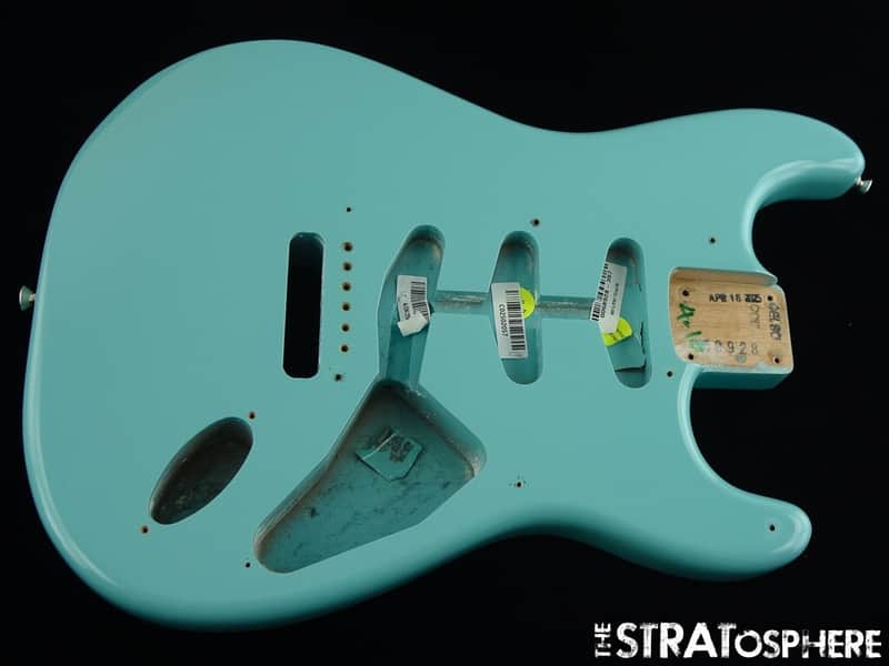 Fender Stratocaster ERIC JOHNSON Strat BODY American Nitro Tropical Turquoise image 1