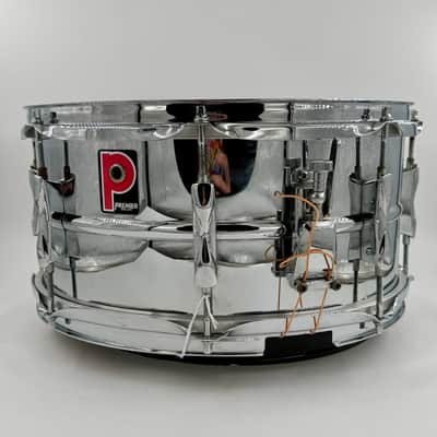 Premier 14” x 6.5” 1026 Snare Drum 1984-1986 - Chrome image 3