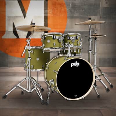 PDP Concept Maple - Satin Olive, Chrome Hardware 5 Piece (PDCM2215SO) image 1