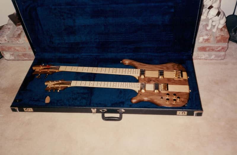 Rickenbacker Left-Handed Doubleneck 4080 Early 90's - Walnut image 1