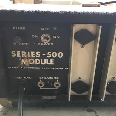 EXTREMELY RARE early 1970's Peavey VULCAN "Series 500 Module" guitar/bass amp image 5