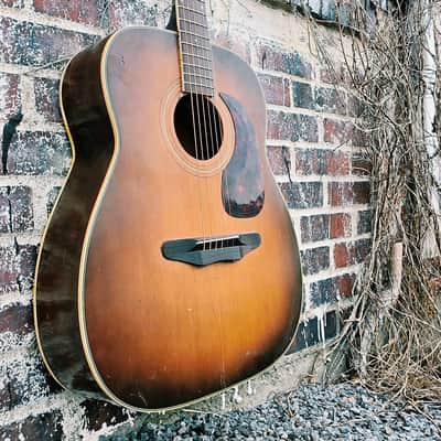 1968 Silvertone 57P633L Jumbo Acoustic Guitar - w/Case image 2