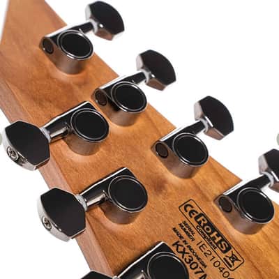 Cort KX307 7-String Multi-Scale Electric guitar- Open Pore Black image 15