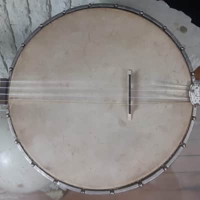 1930s Stromberg-Voisinet 17-Fret Tenor Banjo with Resonator and Gig Bag image 7