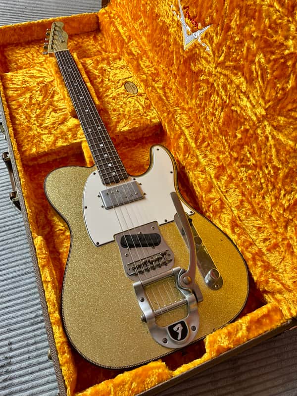 Fender Custom Shop 1960 Telecaster Custom Journeyman 2021 - Sparkling Gold image 1