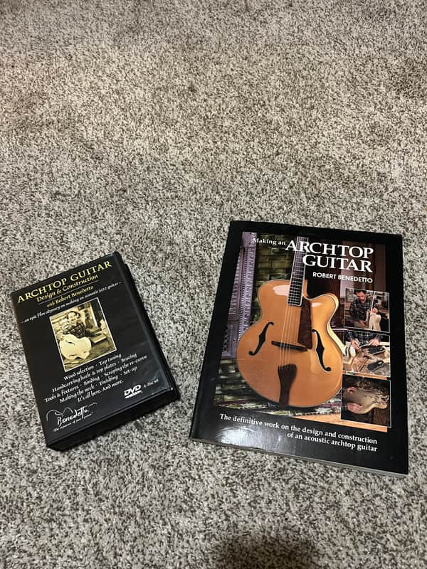 Benedetto’s Making an Archtop Guitar Book and Archtop Guitar Design and Construction 4 DVD set image 1