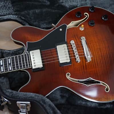 Stanford Thinline 35 (Gibson ES 335 / ES 355) Antique Burst image 12