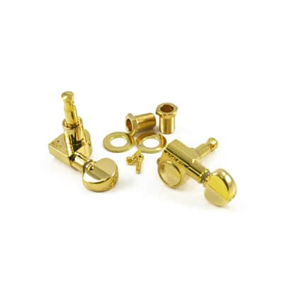 Mini Rotomatic 6 In Line Tuning Machines 14:1 Gear Ratio 205 Series-Chrome image 5