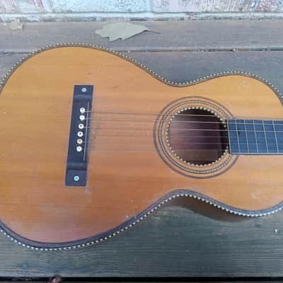 Vintage 1920's Herwin Acoustic Parlor Guitar Project! Record Label, Charlie Patton! image 1