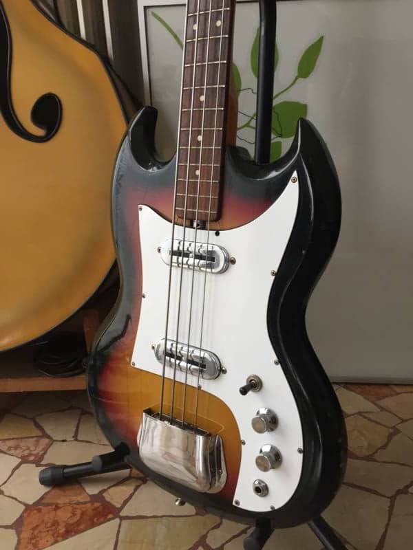 Rom Vintage Made in Italy sg bass sunburst image 1