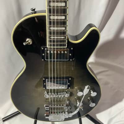 Hagstrom Super Swede Electric Guitar 2000s - grey sundurst image 5