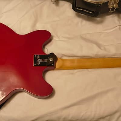 Burns-Baldwin 712 Silvertone 1966 - Beautiful Red Gloss - Bigsby image 12