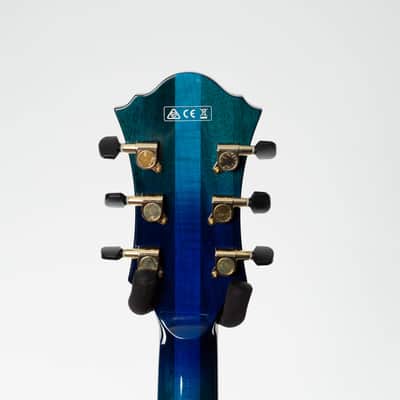 Ibanez AFC155-JBB Contemporary Archtop 2017 Jet Blue Burst image 4