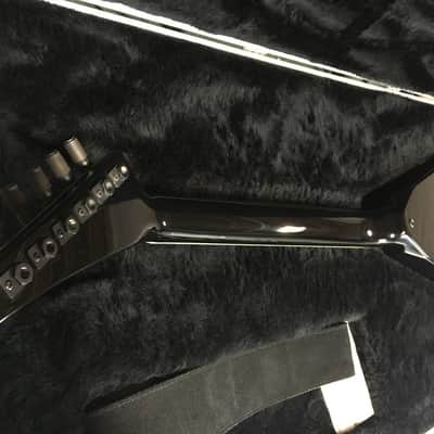 Jackson USA KV1 King V Dave Mustaine 1999 Black original hard shell case image 8