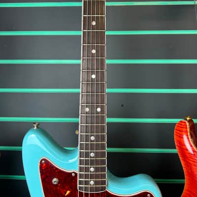 Fender 60th Anniversary Triple Jazzmaster Daphne Blue 2018 Electric Guitar image 9
