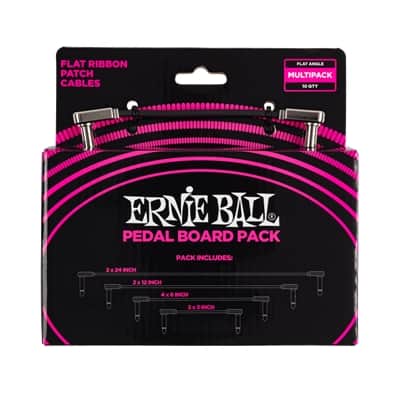 Ernie Ball - 6224 Flat Ribbon Patch Cables Multi-Pack image 1