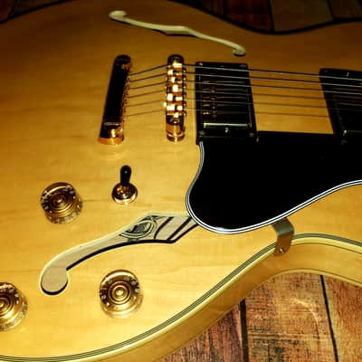 Epiphone Sheraton Korean 1989 Maple with BIG upgrades Semi Hollow Guitar image 4