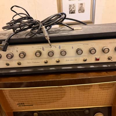 Sears / Silvertone 150 amplifier head 60s - Grey image 8