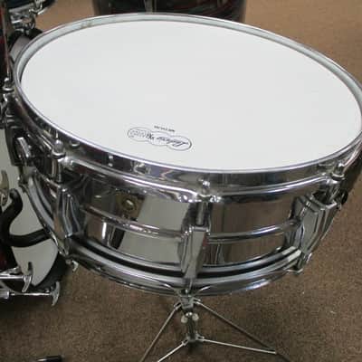 *Vintage* 1968 Ludwig Psychedelic Red Double Bass Drum Set image 10
