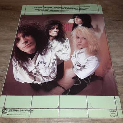MOTLEY CRUE - DR. FEELGOOD - GUITAR TAB BOOK - TABLATURE - MUSIC SONGBOOK DR image 5