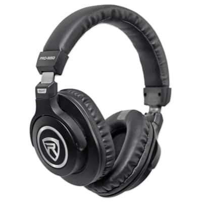 (2) Mackie SRM150 Powered PA Monitor Speakers+Headphones+Studio Mic+XLR Cables image 10