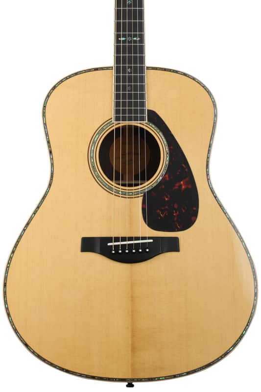 Yamaha LL56 Custom ARE Original Jumbo Acoustic Guitar - Natural image 1