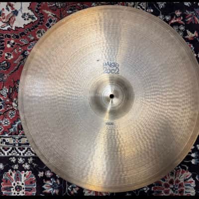 Paiste 22" 2002 Black Label Ride Cymbal 1980 - image 1