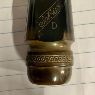 Selmer Paris  Soloist  D Vintage Alto Sax Mouthpiece w/ Cap & Ligature image 3