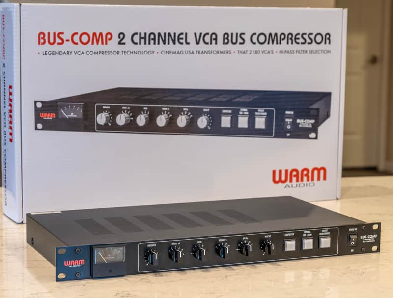 UPGRADED Warm Audio Bus-Comp 2-Channel VCA Bus Compressor image 1