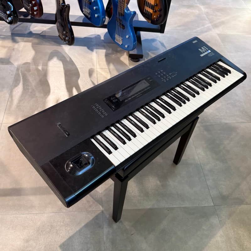 Korg M1 61-Key Synth Music Workstation 1990s - Black image 1