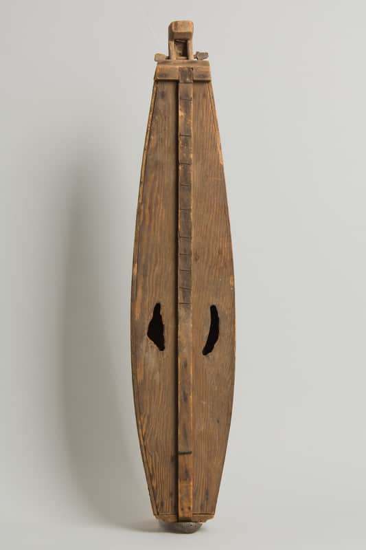 3-String Appalachian Dulcimer (unlabelled) ,  c. 1900, NO CASE case. image 1