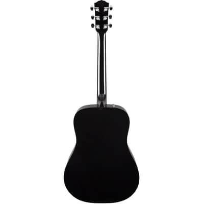 Fender CD-60 Dreadnought Acoustic Guitar V3, Walnut Fingerboard, Black, w/Case image 2