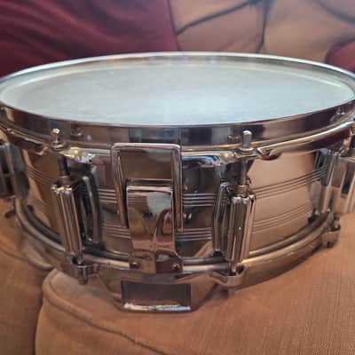 Tama 8065 Imperialstar Powerline Steel 5x14" 10-Lug Snare Drum 1980 - 1985 - Chrome image 3