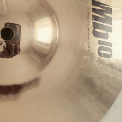 Meinl 15" Mb10 Medium Soundwave Hi-Hat (Pair) 2010s - Brilliant image 3
