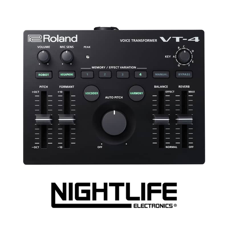Roland VT-4 Voice Transformer - Black image 1