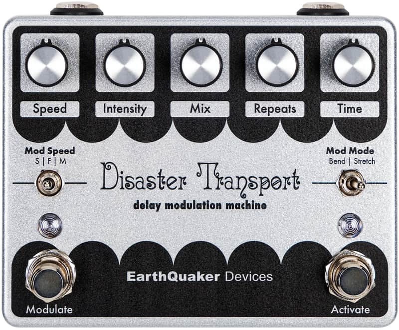 EarthQuaker Devices Disaster Transport Delay Modulation Machine Legacy Reissue 2023 - Silver / Black image 1